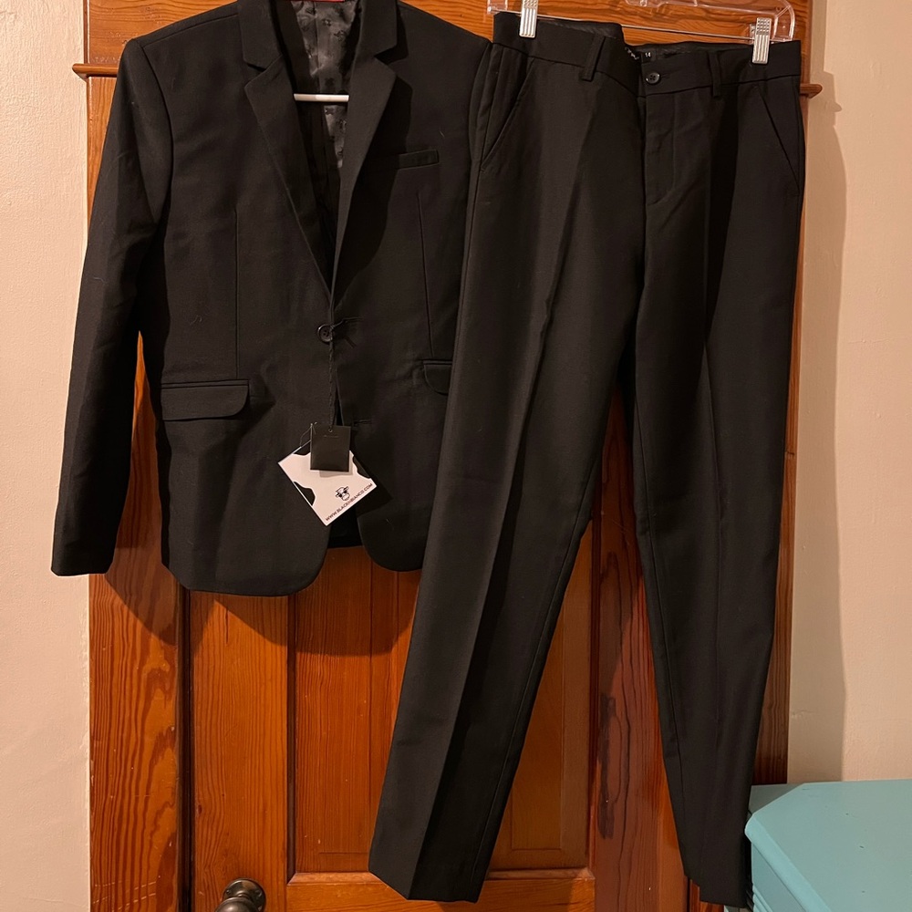 Black Bianco boys suit